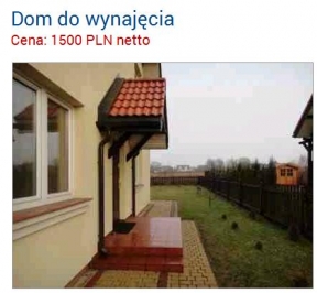 DOM DO WYNAJĘCIA Białystok  OFERTY NIERUCHOMOŚCI PODLASIE