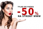 Strony WWW -50% !