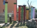 Kolumna beczkowa Kolumny betonowe filary podpory głowice doryckie