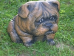 Pies MOPS figurka ozdoba ogrodowa