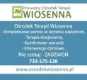 Ośrodek Terapii Wiosenna - Ściejowice