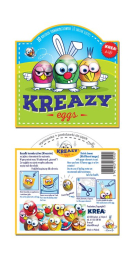 Wielkanocne gadżety dla firm - owijki na jajka Kreazy Eggs