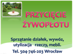 Sprzątanie ogródków działkowych, Wrocław. Tel. 504-746-203. Cennik usługi