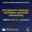Zarządzanie oświatą - studia podyplomowe 2020/21