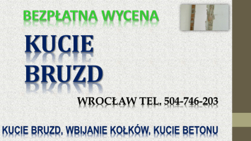 Kucie bruzd, cena, tel. 504-746-203, Wrocław. Usługi młotem