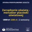 Zarządzanie oświatą - studia podyplomowe 2020/21
