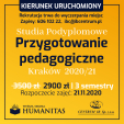 Przygotowanie pedagogiczne - studia podyplomowe 2020/21