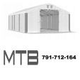 5x7m Namiot magazynowy wzmocnienie dachu garaż Wysyłka 24h MTB
