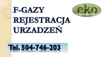 Zgłoszenie do CRO, fgazy, cena, tel. 504-746-203. Centralny Rejestr