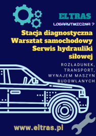 STACJA KONTROLI POJAZDÓW USŁUGI TRANSPORTOWE ROZŁADUNEK SERWIS ELTRAS