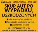 Uszkodzone samochody kupię Transport lawetą Śląsk/Małopolska/Opolszczyzna