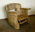 Niepowtarzalny fotel z pnia - wykonany ręcznie