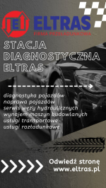 BADANIA TECHNICZNE PRZEGLĄDY WYNAJEM MASZYN TRANSPORT ELTRAS BIAŁYSTOK