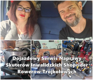 Dojazdowy Serwis Naprawy Skuterów Inwalidzkich Shoprider