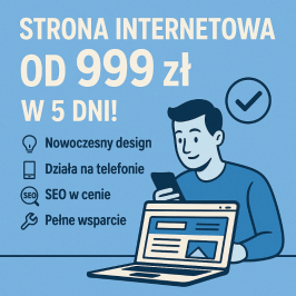 Profesjonalne Strony Internetowe od 999 zł – StronaOdPodstaw.pl