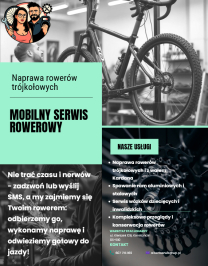 Naprawa rowerów trójkołowych, z wałem Kardana i spawaniu ram aluminiowych
