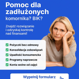Masz długi? Komornika? Problemy z BIK? Nie jesteś sam!