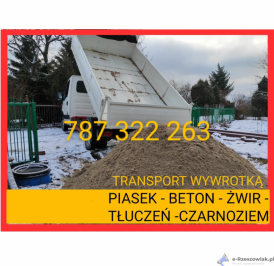 Transport piasek kamień kruszywa Żwir Rzeszów Zaczernie 787322263