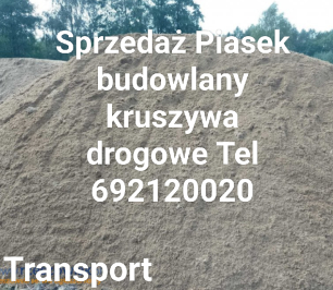 Sprzedaż piasek kruszywa Kamień Albigowa Wysoka Sonina