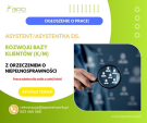 Asystent ds. Rozwoju Bazy Klientów (K/M) z orzeczeniem - zdalnie