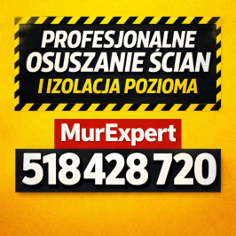 Profesjonalne osuszanie ścian i izolacja pozioma | MurExpert