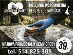 Sprzatanie, mycie, konserwacja, nagrobek, grób, Toruń