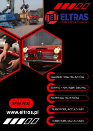 USŁUGI TRANSPORTU CIĘŻAROWEGO ELTRAS ROZŁADUNEK NAPRAWA BIAŁYSTOK