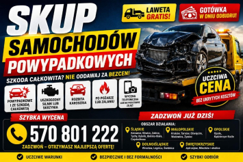 Skup samochodów powypadkowych | Skup aut uszkodzonych