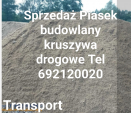 Piasek płukany budowlany do zapraw do trawników Rzeszów tel 692120020