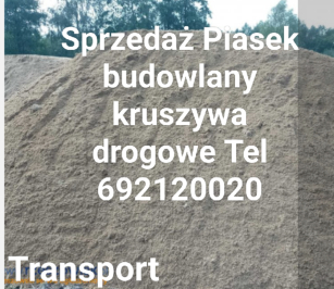 Piasek płukany budowlany do zapraw do trawników Rzeszów tel 692120020