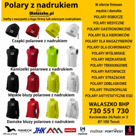 Walaszko BHP - polary reklamowe dla zespołów i organizacji