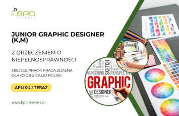 Junior Graphic Designer (K, M) z orzeczeniem o niepełnosprawności zdalnie