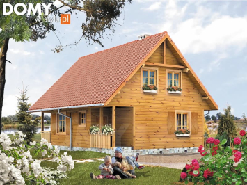 Dom w stylu kanadyjskim - gotowy projekt z pełną dokumentacją techniczną
