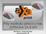 Oprawa praw w Axa Print :) Warszawa Praga Południe :)