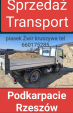 Sprzedaż transport piasek budowlany Rzeszów Budziwój tel 660175285