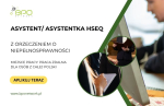 Asystent/Asystentka HSEQ z orzeczeniem zdalnie cala Polska
