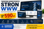 Strona WWW od 590 zł + projekt wstępny GRATIS/ NAWET W 24 H